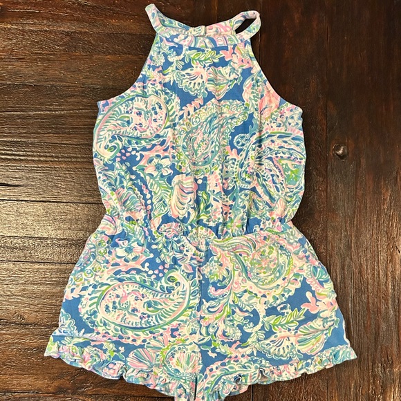 Lilly Pulitzer Other - Lilly Pulitzer Cotton Floral Romper
